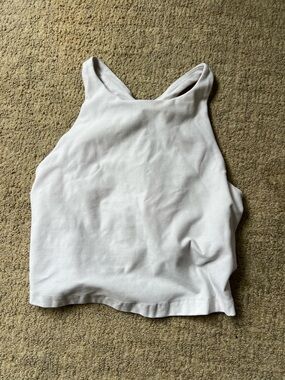 Beyond Yoga Spacedye Refocus White Bra Top